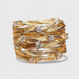 Anillo de Oro Vintage con Encanto Atemporal