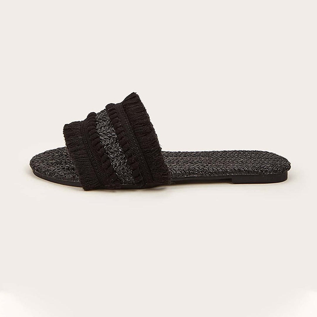 Zapatillas con Flecos