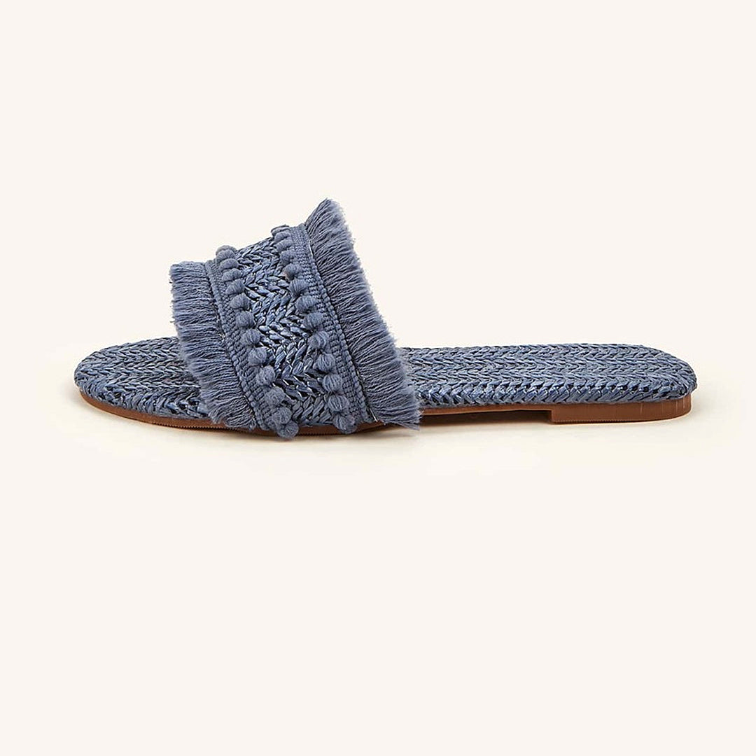 Zapatillas con Flecos