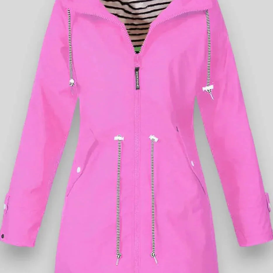 Chaqueta de Lluvia Impermeable Aria Estilosa para Uso Diario