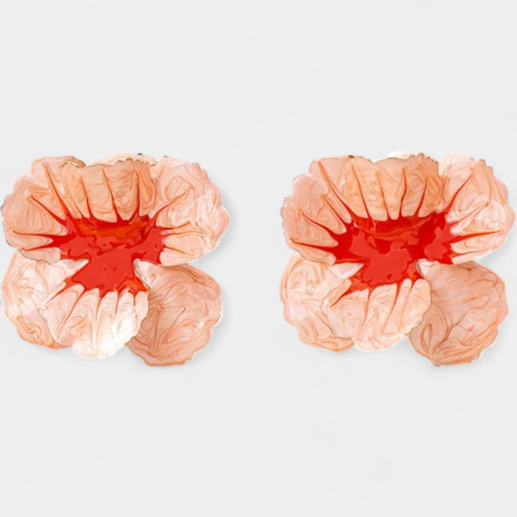 Pendientes Geométricos con Forma de Flor